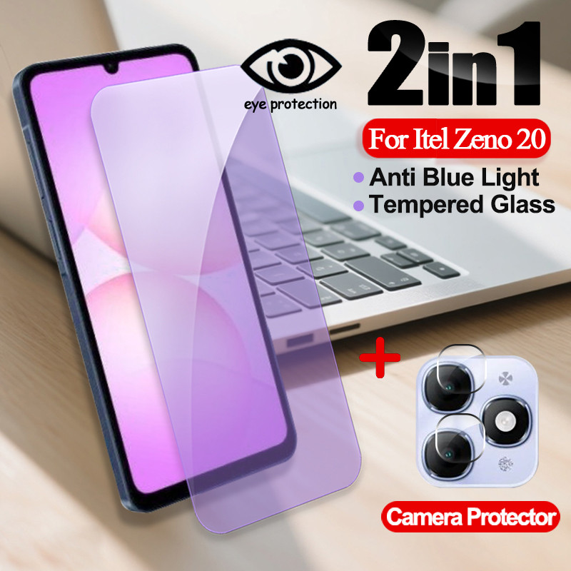 สําหรับItel Zeno 20 Anti-Bluelightป้องกันหน้าจอสําหรับItel A100 Zeno 20 10 5GสีPro Power 70 A06 A80 