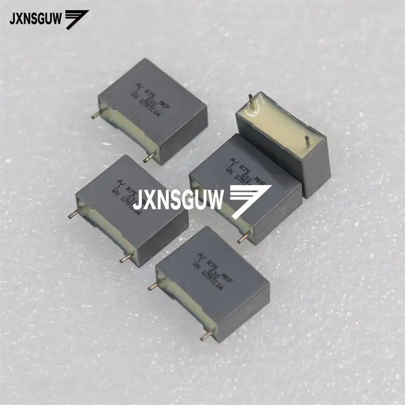 10PCS ARCOTRONICS AV R75 MKP 0.1UF630V P15MM Promise ฟิล์มตัวเก็บประจุ 104/630V Axial fever Capacito