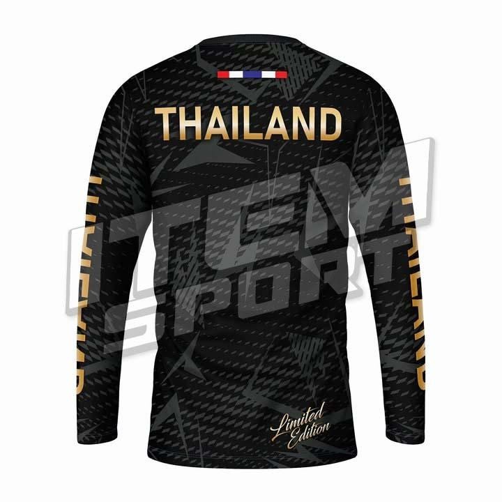 เสื้อยืดแขนยาวลายช้างสำหรับผู้ชายและผู้หญิง ทำจากวัสดุระบายอากาศ สวมใส่ง่ายและสไตล์แฟชั่น - รูปที่ 7