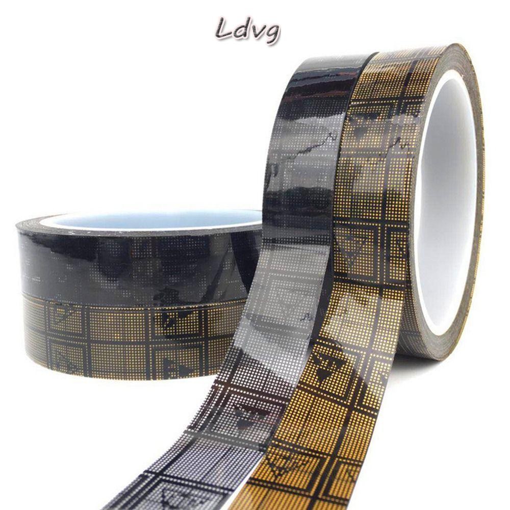 LDVG Grid Anti-Static Tapes เทปฟิล์มสีดําสําหรับแผงวงจรเทป ESD กันน้ํา