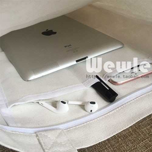 Leeds Leeds Leeds University Zipper Canvas Bag รูปแบบใหม่รับปริญญาที่ระลึกช้อปปิ้งเป็นมิตรกับสิ่งแวด