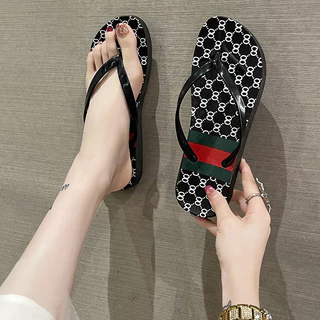 รองเท้าแตะ FLAT FLIP-FLIP สําหรับผู้หญิง G8 | รองเท้าแตะพนังผู้หญิงผู้ใหญ่น่ารักพร้อม G8 MOTIF