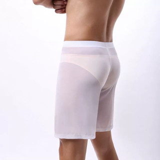 กางเกงขาสั้นผู้ชาย ตาข่ายโปร่งบางพิเศษแห้งเร็ว เหมาะสำหรับสว…