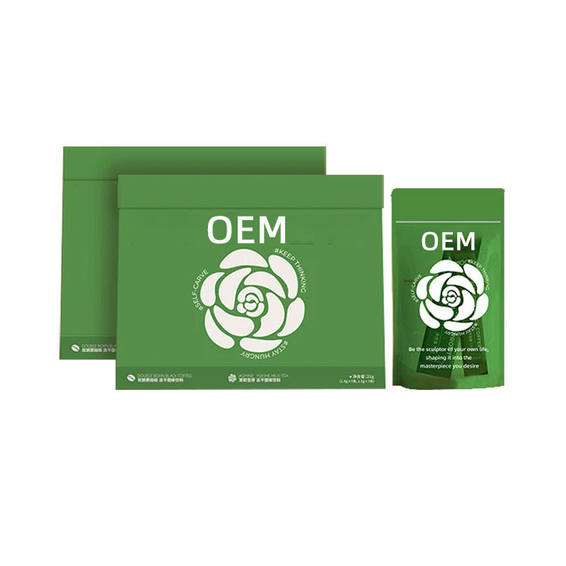 Jasmine Snow Sprout Double Burn Freeze-Dried Coffee OEM Mulberry Leaf Extract Plant Extract Latte Co