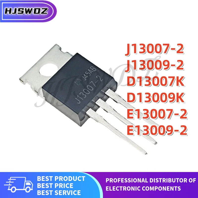 1-5PCS E13007-2 J13007-2 D13007K E13009-2 J13009-2 D13009K J13009 E13007 TO-220 Field Effect ทรานซิส