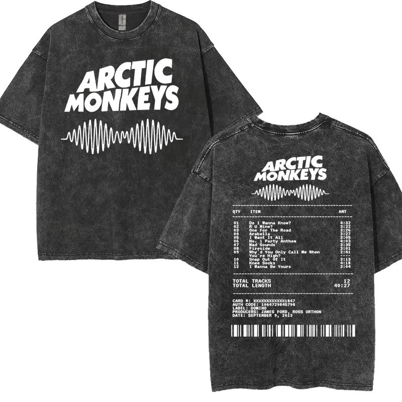 COD 2025Retro Rock Arctic Monkeys Music Album Graphic T-Shrit Mensnew23 9WRZ