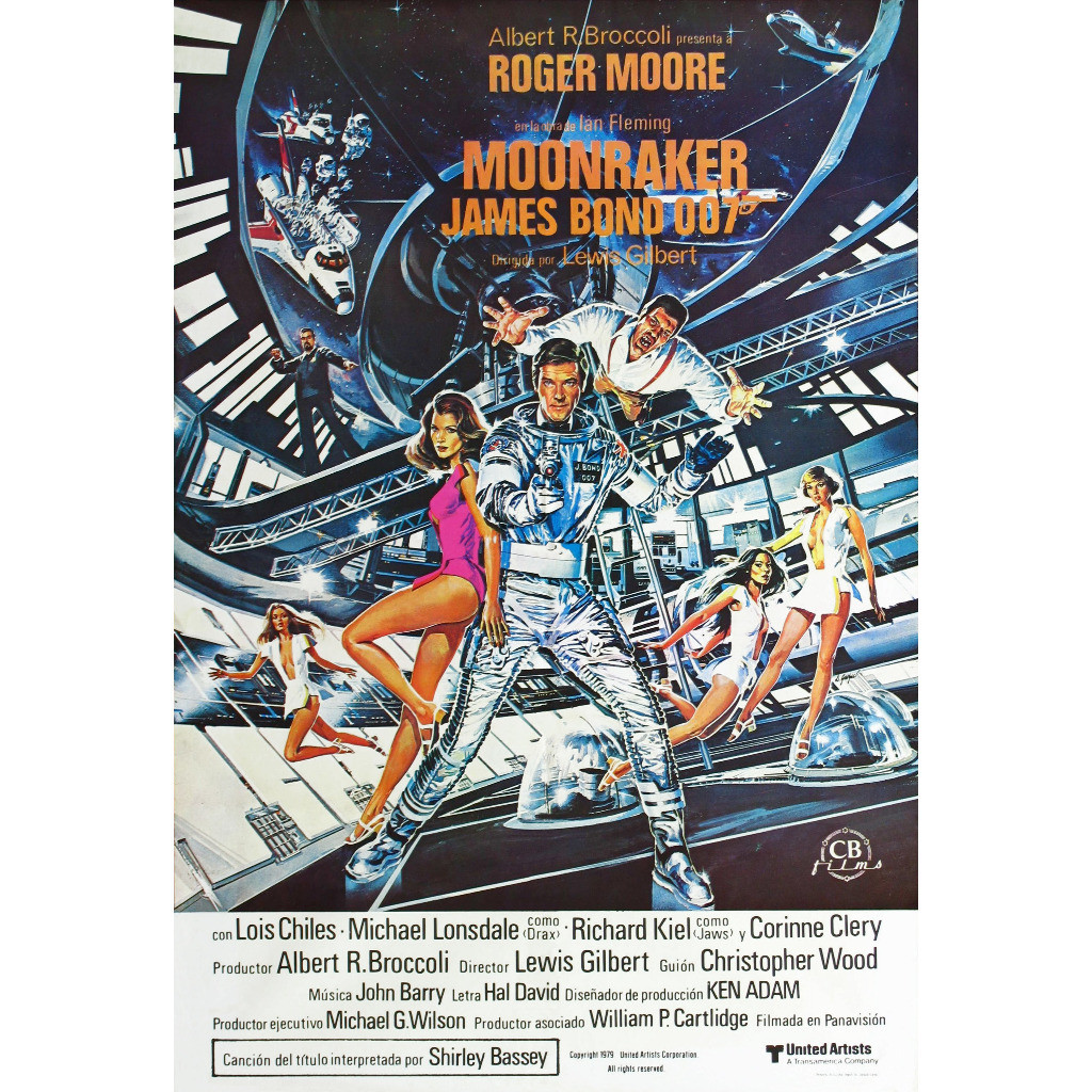 [ภาษาอังกฤษ] ภาพยนตร์ Blu-ray HD 4K UHD 1080P 007:Moonraker
