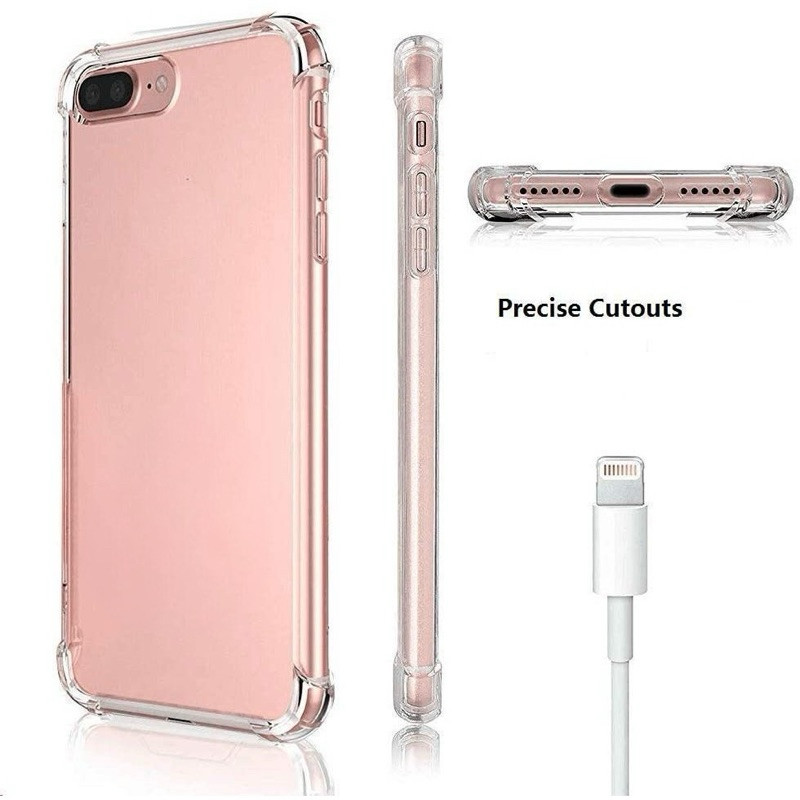 เคสใสนิ่ม สำหรับ iPhone 7 Plus / 8  plus / 7 /8  ใสกันกระแทก ขอบมุม