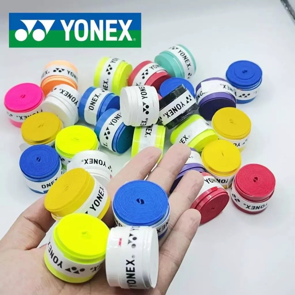 Yonex Badminton Racket Overgrip AC102 Non-Slip PU Racket Tennis Fishing Rod Grip tennis overgrip ten