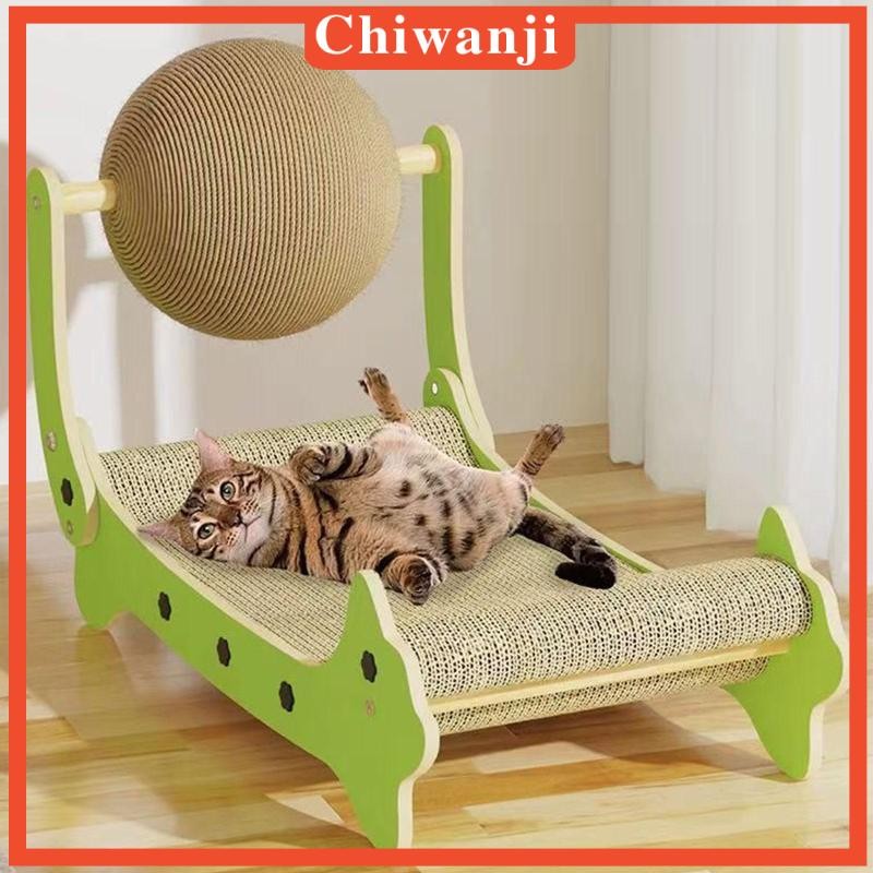 [เท่าไหร่] Cat Scratcher Pad Cat Lounge Chair Stylish Cardboard Cat Scratcher for Louging Small Anim