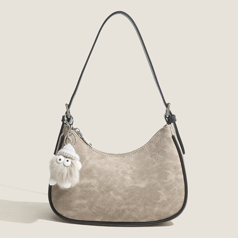 2025 อินเทรนด์ Niche Design High-End Underarm Bag All-Match Commuter Retro แบบพกพา One-Shoulder Mess