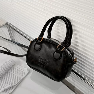 (A204) กระเป๋าถือ สะพาย Crossbody สไตล์เกหลี หนังมันเงา