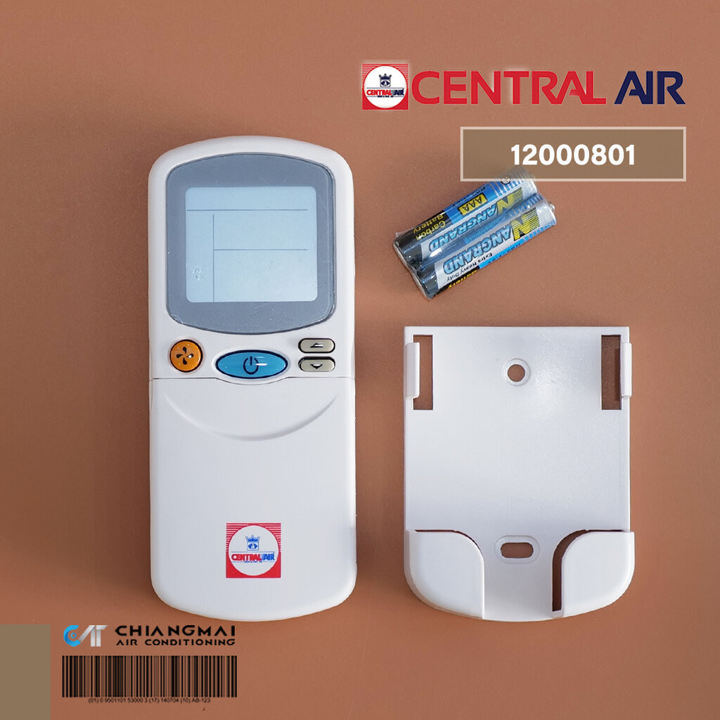 12000801 รีโมทแอร์ Central Air (แท้ศูนย์) รีโมทเซ็นทรัลแอร์ พร้อมฐานเสียบรีโมท LCD (M) รุ่น CFH-G, GH, EF, SF-FA, 5EF