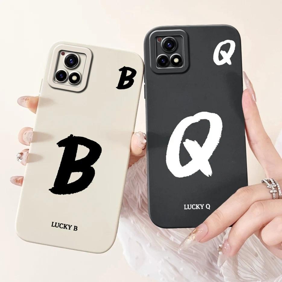 สําหรับ Vivo Y52s T1 กรณี V2054A น่ารัก Lucky ตัวอักษรสําหรับ Vivo Y54s V2045A ซิลิโคนนุ่มสําหรับ Vi