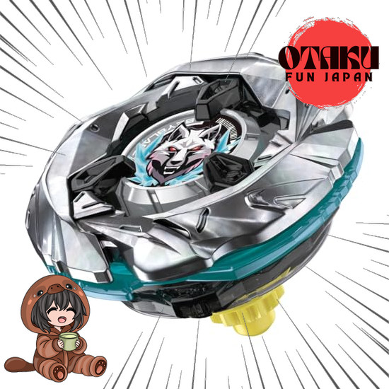 【From Japan】 BEYBLADE X Beyblade X UX-08 Starter Silver Wolf 3-80FB