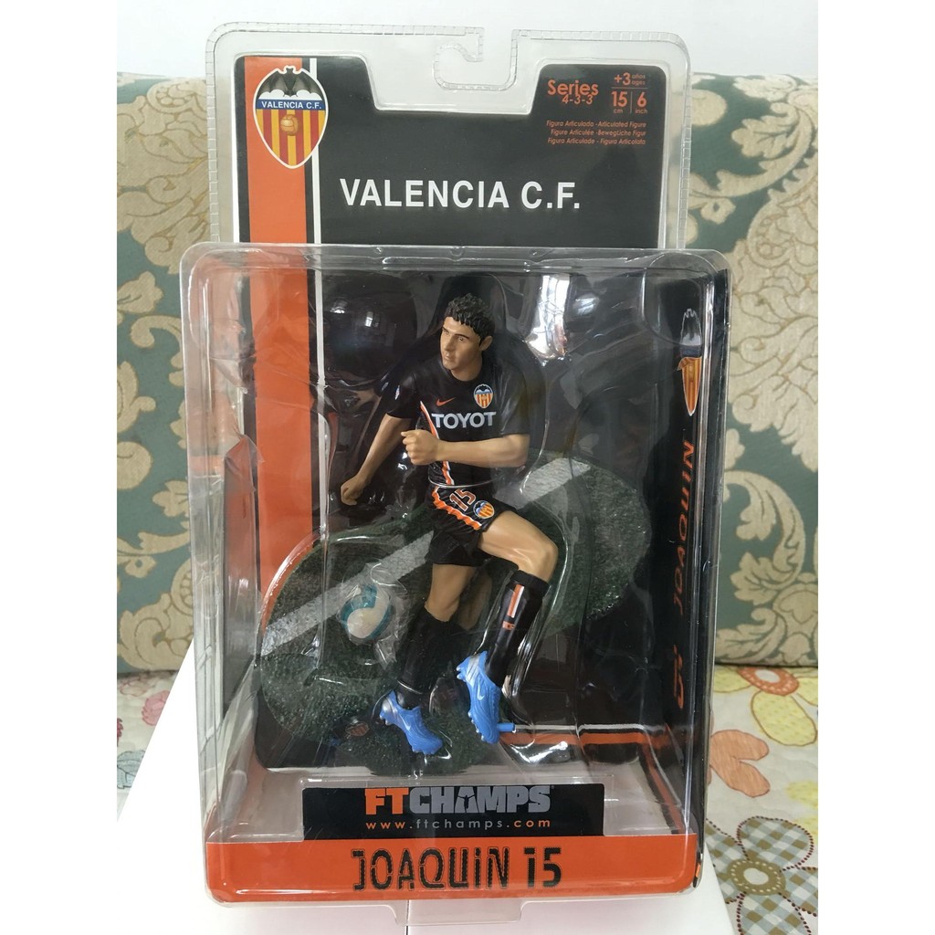 Valencia FT CHAMPS ตุ๊กตาฟุตบอล No. ของขวัญ Valkin (20ซม. Black Away Edition)