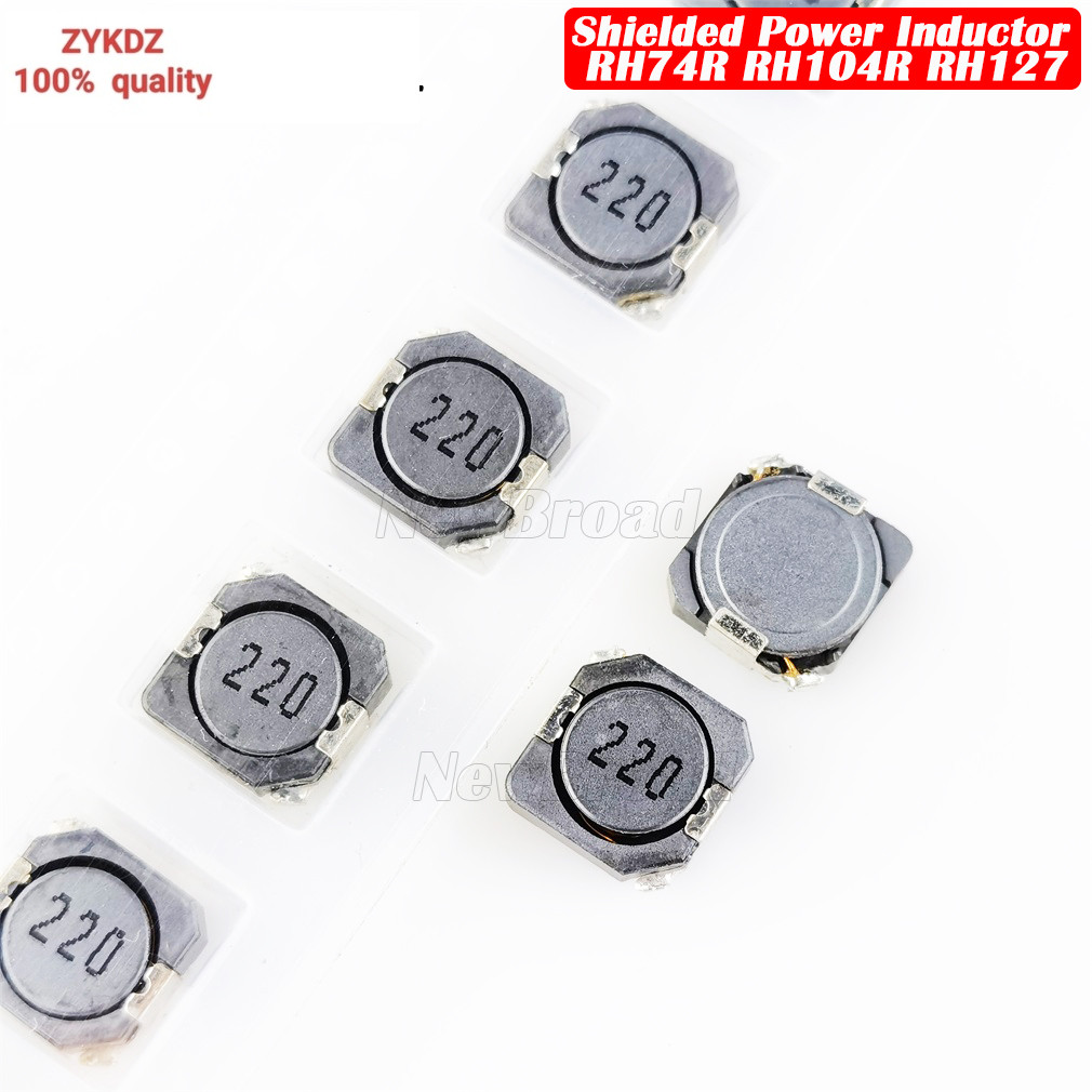 20PCS SMD Shielded Power Inductor RH74R RH104R RH127 1UH 4.7UH 10UH 15UH 33UH 47UH 68UH 100UH 150UH 