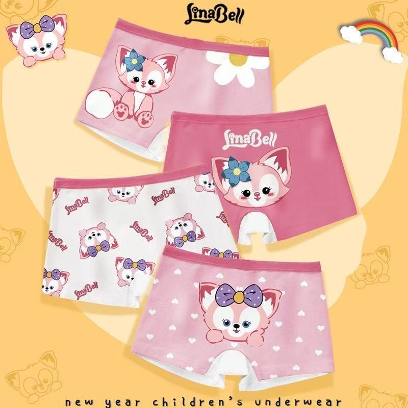 ชุดชั้นในเด็กหญิงแบบการ์ตูน กางเกงบ็อกเซอร์ สวมใส่ง่ายและสบาย - รูปที่ 5