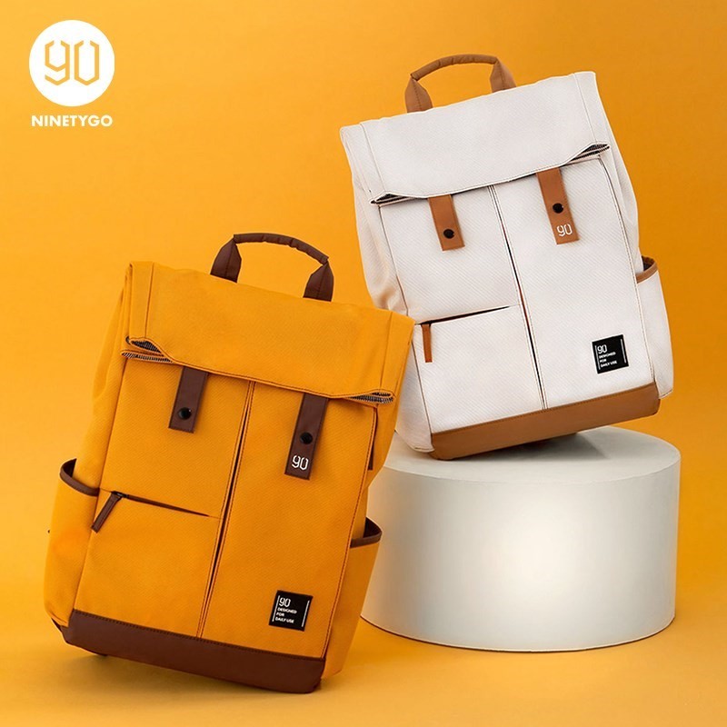 NINETYGO 90Fun College Teenager Laptop Backpack Fashion Lei