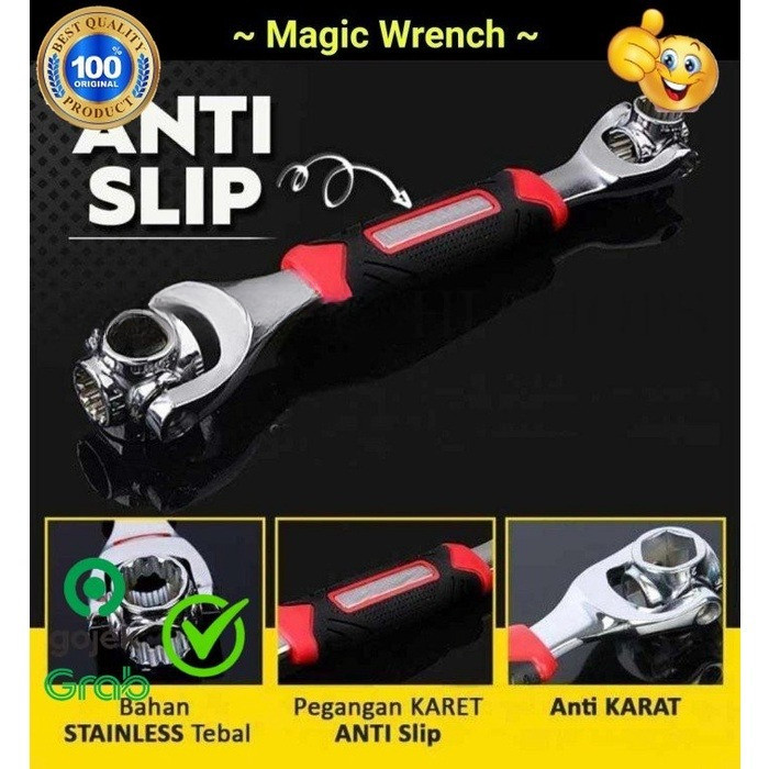 ประแจช็อตมัลติฟังก์ชั่น R1 ดั้งเดิม 48 เครื่องมือ SS888