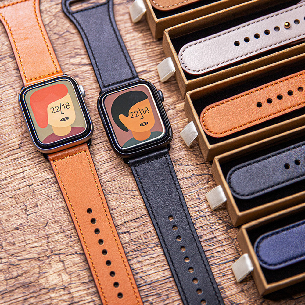 สายรัดหนังที่ปรับได้กีฬาสำหรับ for Apple Watch Ultra / SE 3 2 Iwatch Series 11 10 9 8 7 6 5 4 49 46 45 44 42 41 38มม ราคา ถูกที่สุด ดีลบีเคเค แกลเลอรีภาพที่ 3
