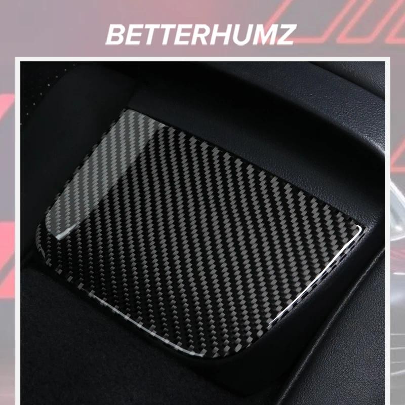 คาร์บอนไฟเบอร์สําหรับ Subaru BRZ/Toyota GR86 2021- ด้านหลังที่นั่งแผงสติกเกอร์ Trim การปรับแต่งอุปกร