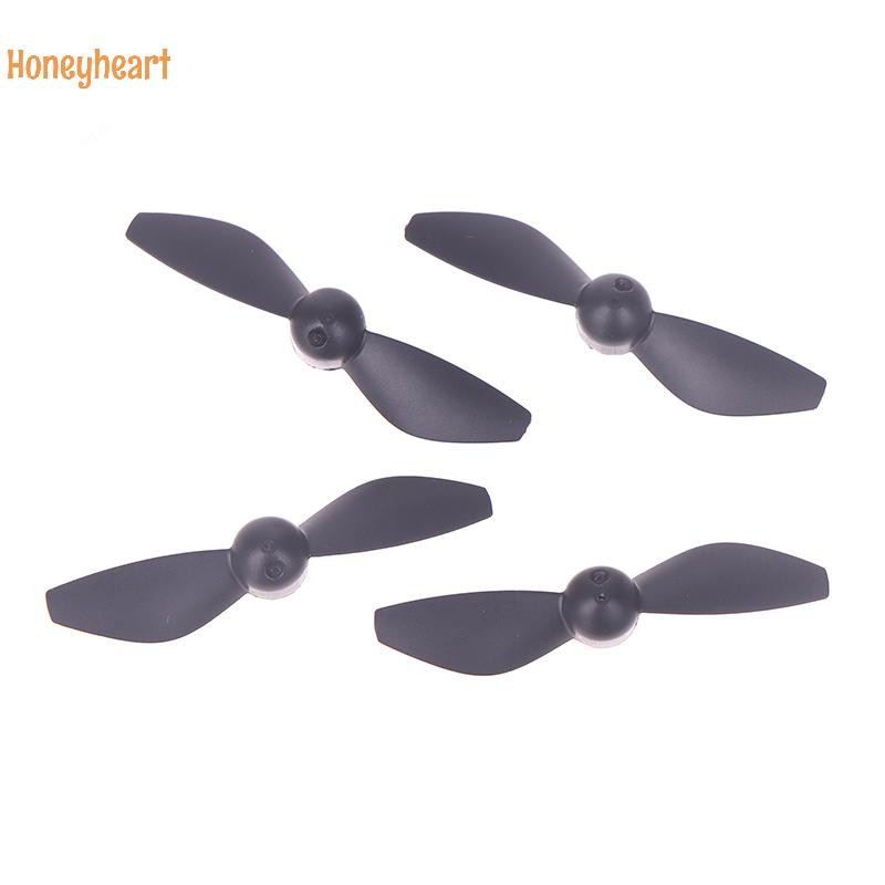 <Honeyheart> 4PCS เครื่องบินอะไหล่ใบพัดใบพัด V66 I1 Pro CZ06 Mini GT3 RC อะไหล่ใบพัดใบพัด Nice
