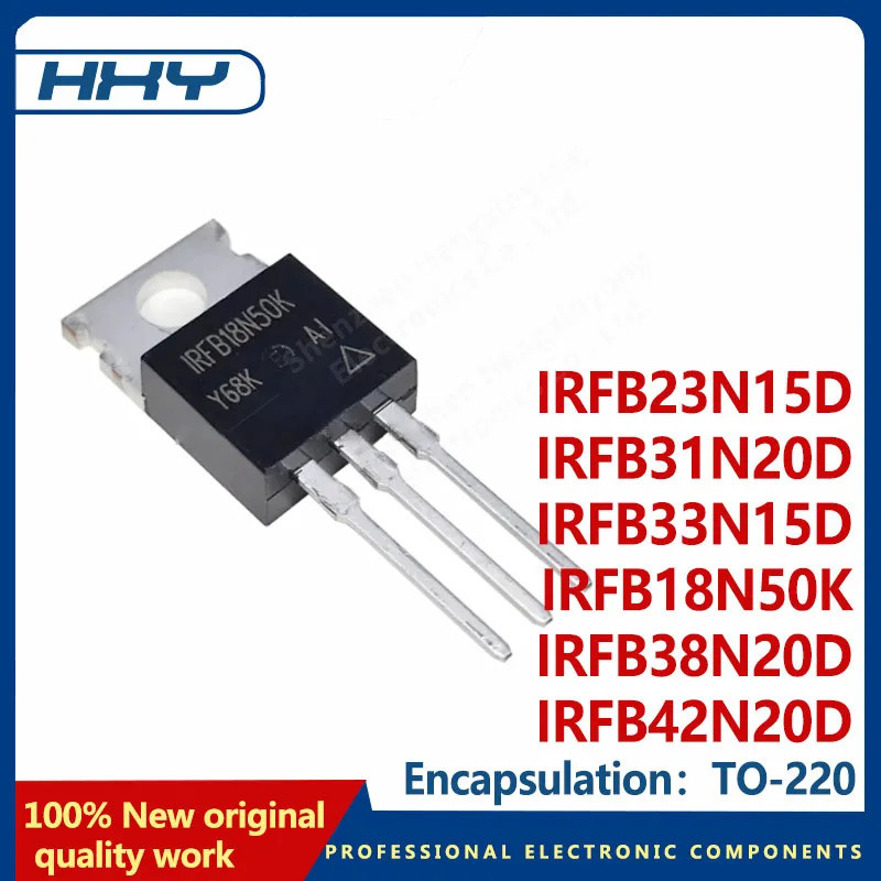 5PCS IRFB18N50K IRFB23N15D IRFB31N20D IRFB33N15D IRFB38N20D IRFB42N20D FB18N50K FB23N15D FB33N20D ทร