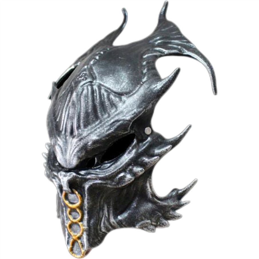 ใหม่ Full Face Horror Alien Wars Predator Mask Predator Assassin ตลก Skull Props