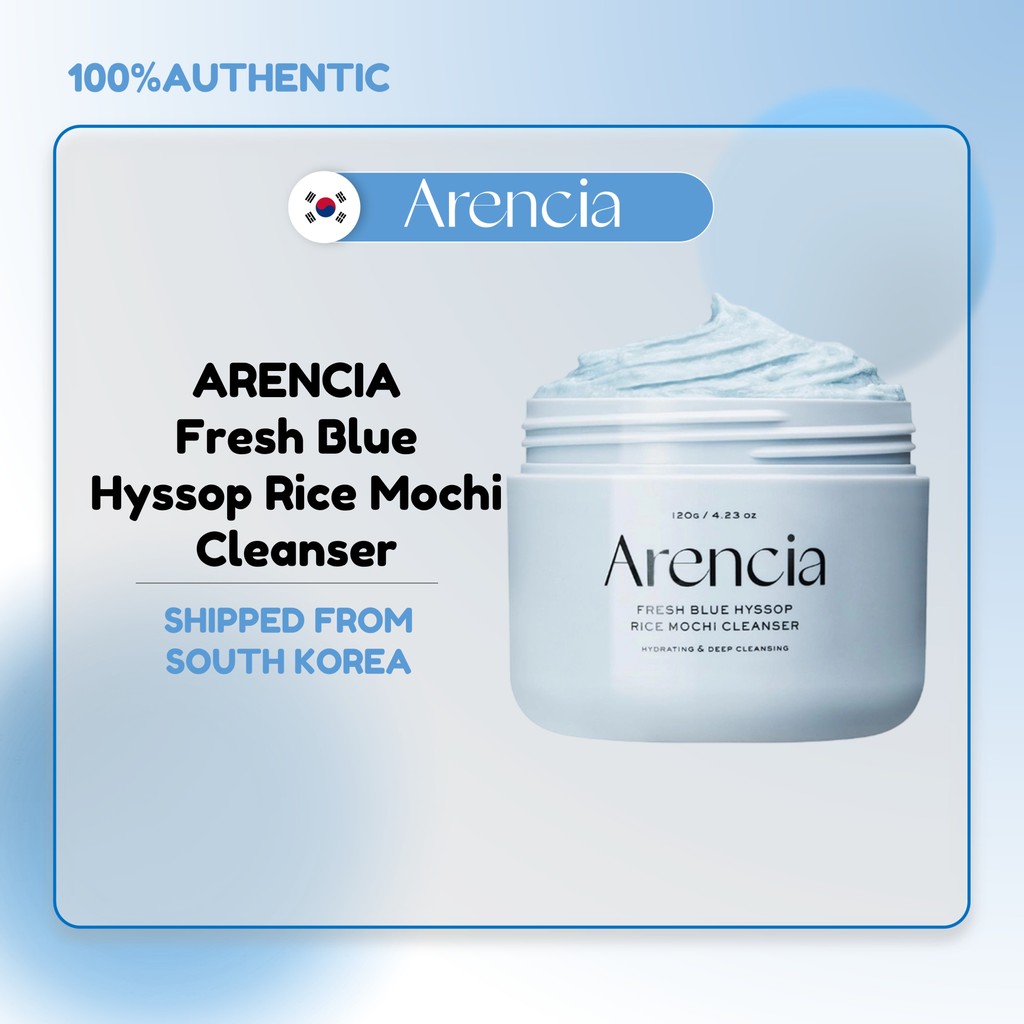 [ARENCIA] Royal Blue Hyssop Rice Mochi Cleanser (120g)