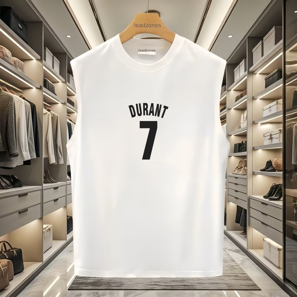 2025 NEW American Style Trendy Sports Vest for Men Summer Fitness Drop Shoulder Sleeveless T-Shirt H