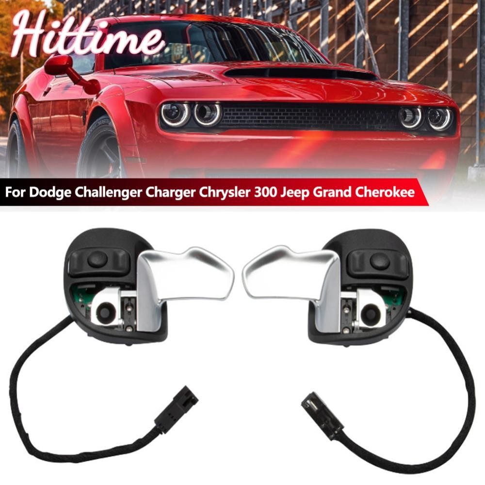 HITTIME คู่พวงมาลัยรถ Paddle Shifter 5RQ09DX9AC 5RQ08DX9AC สําหรับ Dodge Challenger Charger Chrysler