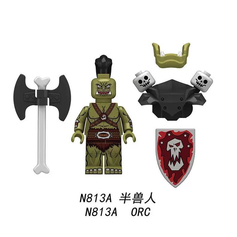 ((เปิดร้านใหม่ ซื้อ 3 แถม 1 สําหรับสินค้าทั้งหมด) บล็อกตัวต่อที่เข้ากันได้ World of Warcraft Minifig