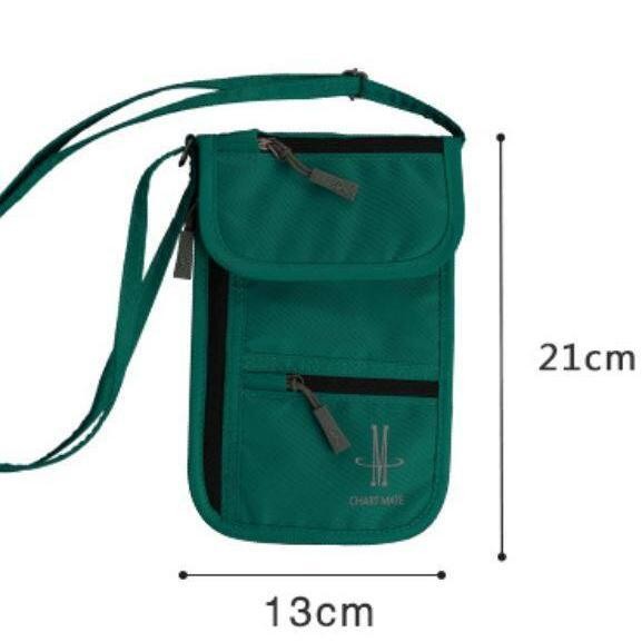 FS กระเป๋าใส่พาสปอร์ต RFID แบบห้อยคอ ปลอดภัย กระเป๋าใส่เอกสารการเดินทาง รุ่น WLP-230 (W4-023) PASS จ