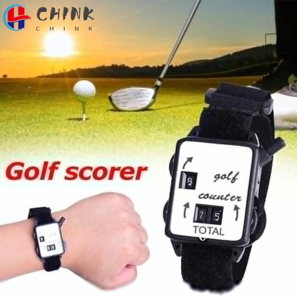 CHINK Golf Score Counter Outdoor Putt Score Counter นาฬิกานับกอล์ฟแบบพกพา