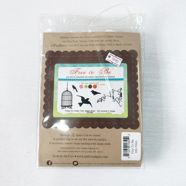 Unity Stamp Donna Downey ตรายางแบบไม่ต้องติดตั้ง - อิสระที่จะเป็น