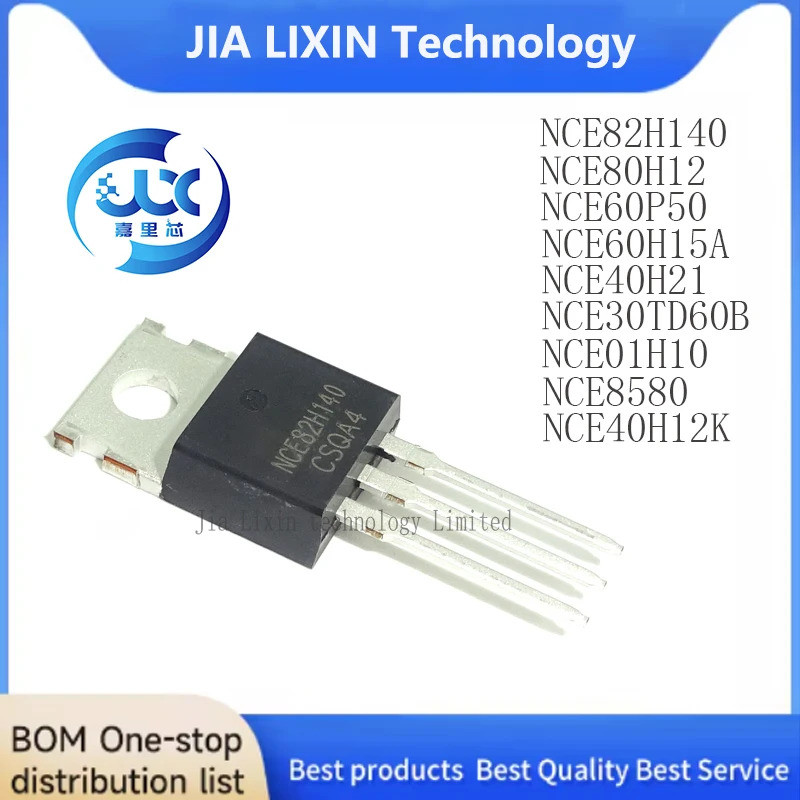 5PCS NCE82H140 NCE80H12 NCE60P50 NCE60H15A NCE40H21 NCE30TD60B NCE01H10 NCE8580 NCE40H12 TO-220 Fiel