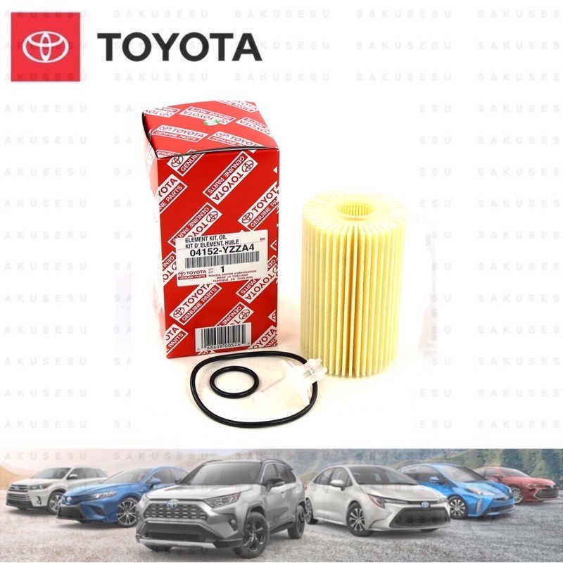 04152-YZZA4 ชุดองค์ประกอบโตโยต้า; กรองน้ํามันสําหรับ Land Cruiser, Lexus LX570