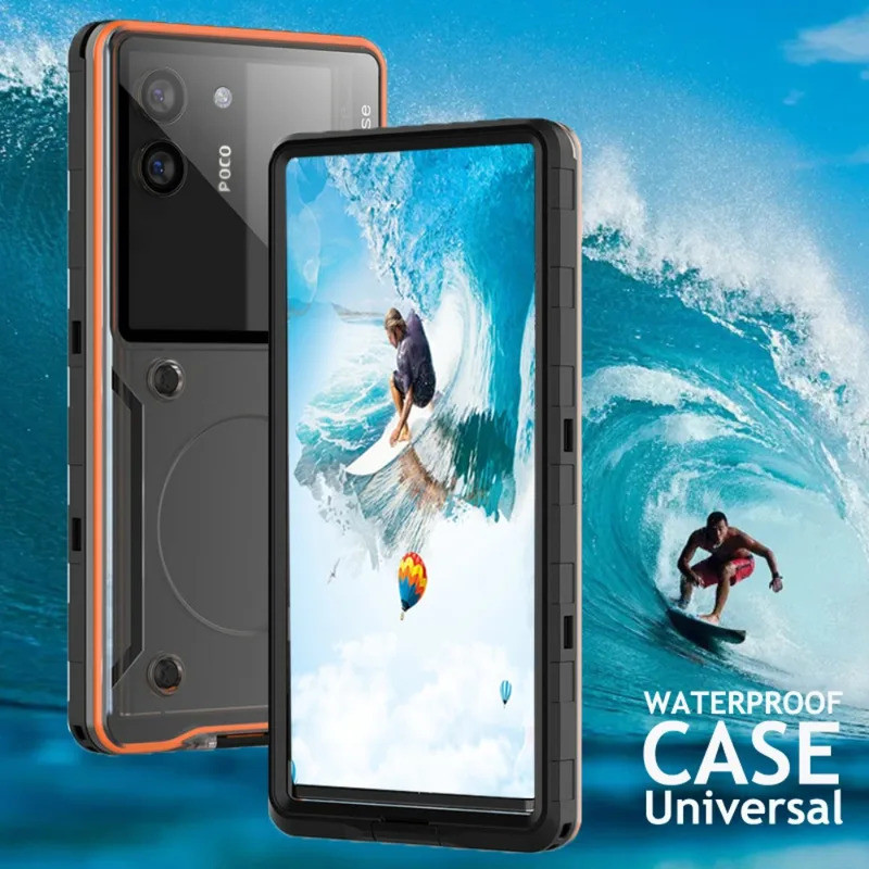 Universal กันน้ําสําหรับ Poco M7 Pro 5G 2025 ดําน้ํา Capa ซีล Funda Xiaomi Poco X7 Pro F7 Ultra F6 X