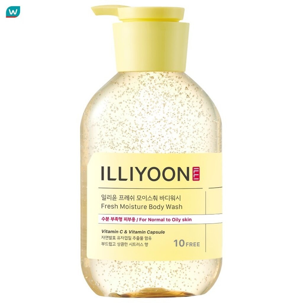 ILLIYOON อิลลิยูน เฟรช มอยส์เจอร์ บอดี้ วอช มอยส์เจอร์ไรเซอร์ทำความสะอาดผิวกาย 500 มล.