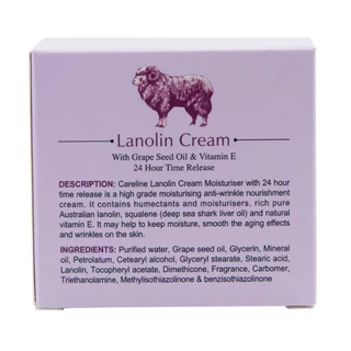 **พร้อมส่ง** ครีมรกแกะ Careline lanolin placenta cream สินค้านำเข้า จากออสเตรเลีย ปริมาณ 100ml