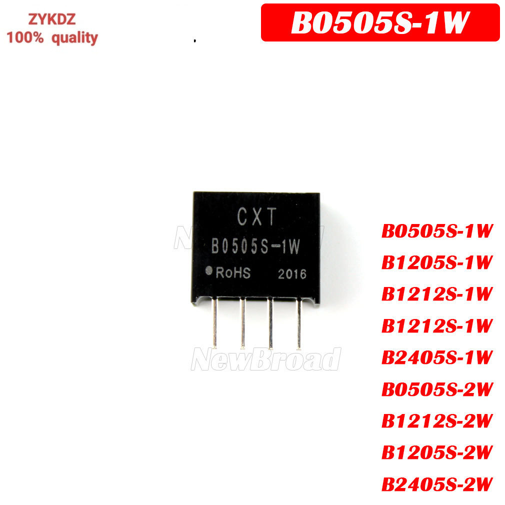 1W 2W series power โมดูล converter B0505S-1W B1205S-1W B1212S-1W B12S-1WR2 B2405S-1W B0505S-2W B12S-