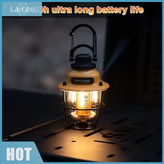 [Laicee.th] ◽จัดส่งจากสมุทรปราการ🚚โคมไฟ LED ปรับแสงได้ต่อเนื่อง Type-C ชาร์จ IPX4 กันน้ํา สไตล์วินเทจ สำหรับใช้กลางแจ้งในสวนและทางเดิน