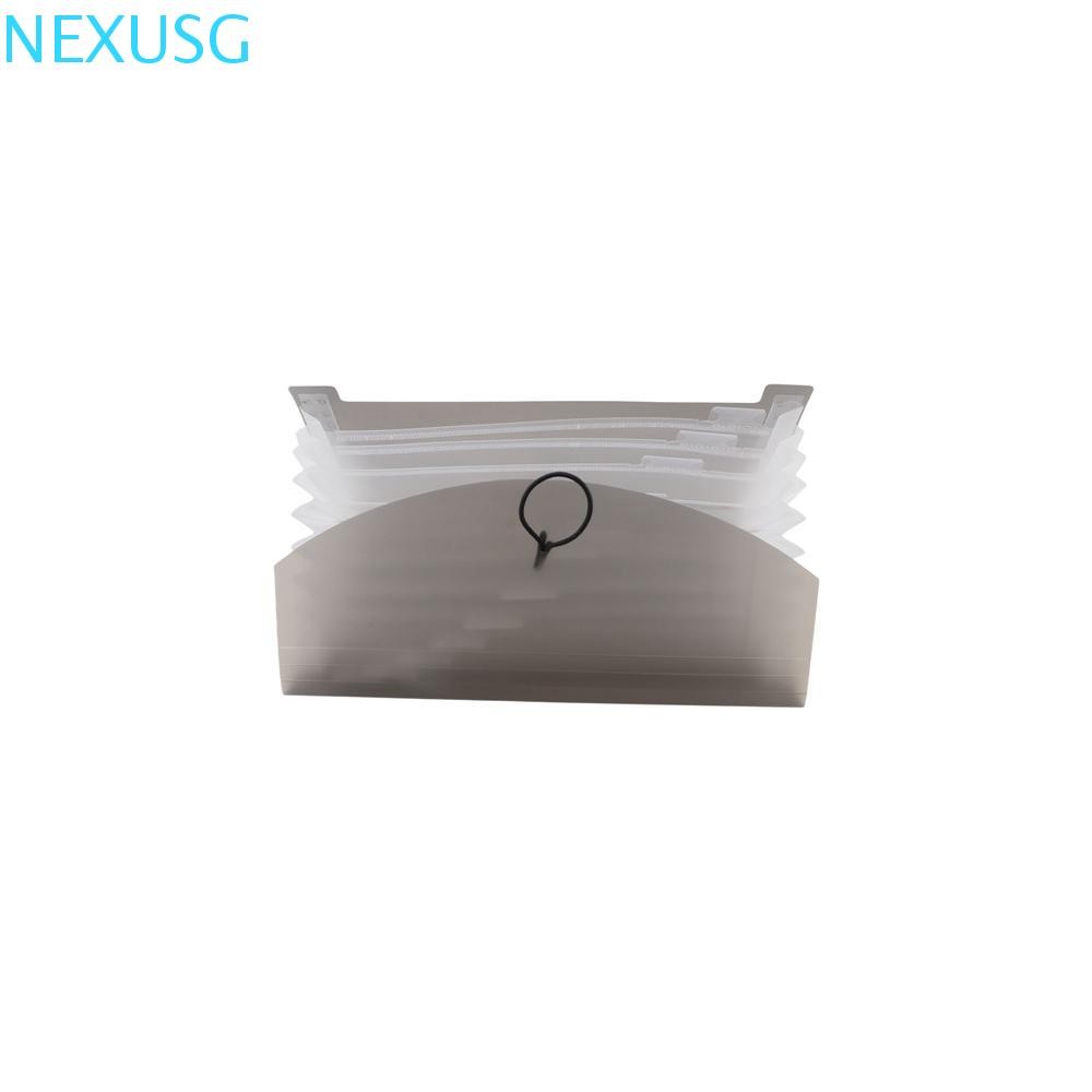 NEXUSG ขยายแฟ้มกระเป๋าการ์ดโฟลเดอร์กระดาษแบบพกพา Bill Storage Tax Item คูปองเอกสาร Organizer