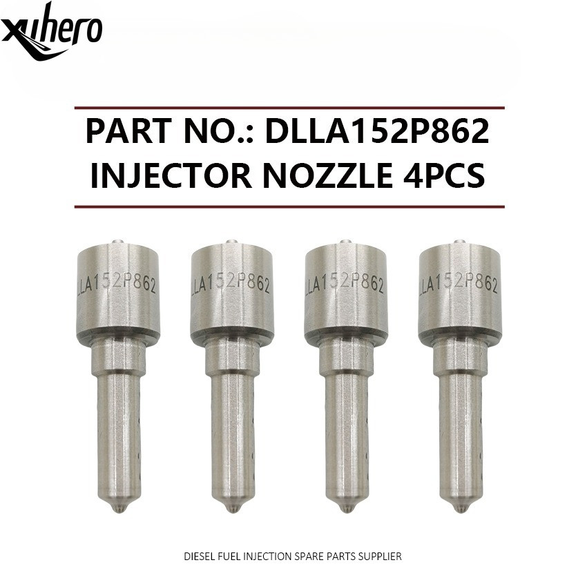 4pcs หัวฉีดน้ํามันเชื้อเพลิงหัวฉีดเคล็ดลับ DLLA152P862 สําหรับ ISUZU D-MAX Rodeo 3.0d 4JJ1 KB300 095