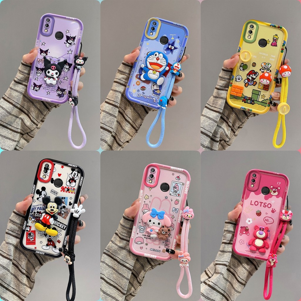เคส Huawei Y9 2019 ตุ๊กตาสติ๊กเกอร์ตัวละครอนิเมะ เคสโทรศัพท์