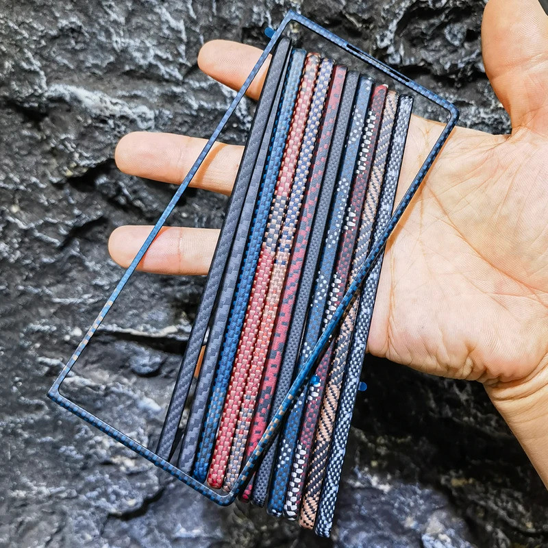 กรอบหน้าจอด้านหน้าอะรามิดคาร์บอนไฟเบอร์สําหรับ Samsung Galaxy Z Fold7 Fold 7