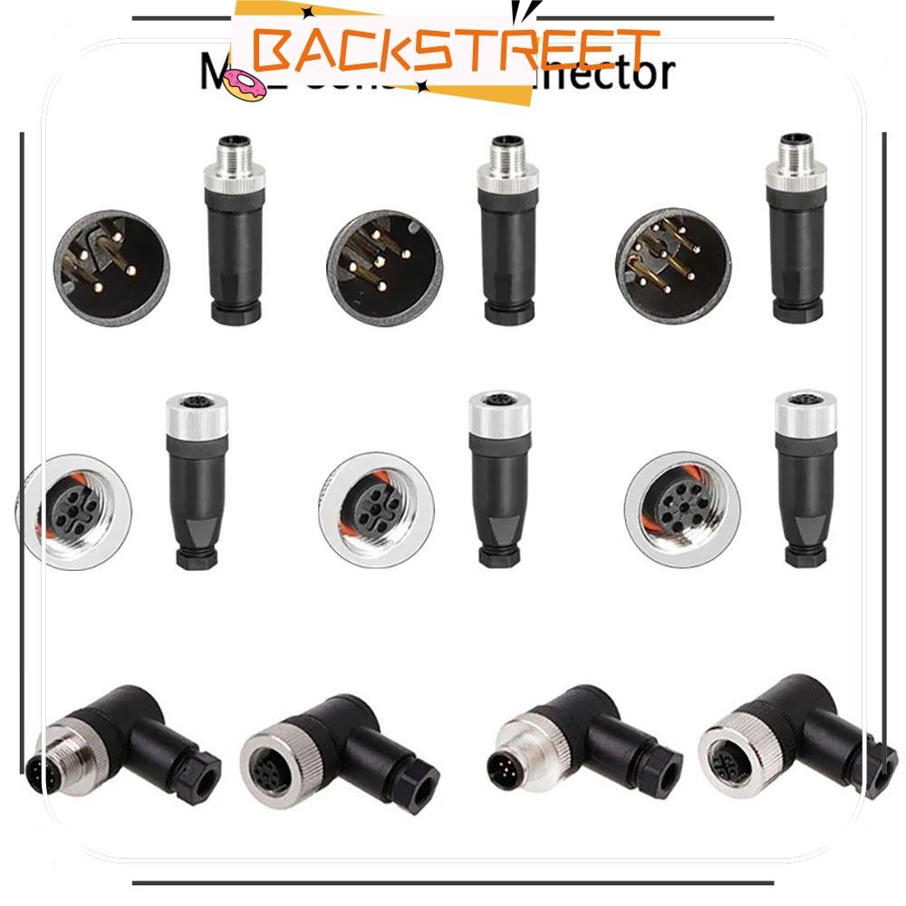 BACKSTAGE M12 Sensor Connector, Connector Sensor Plug M12 Aviation Plug, M12 Sensor Cable Connector 