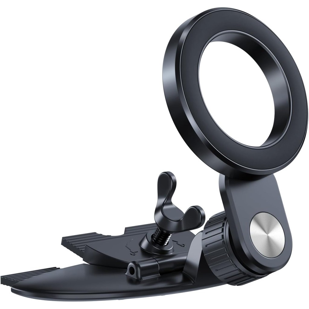 1Zero สําหรับ Magsafe CD Phone Holder สําหรับรถยนต์ [17 Strong Magnets] Magnetic CD Player Phone Mou