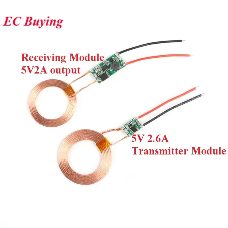 5V 2A 2.6A Wireless Charger โมดูลเครื่องส่งสัญญาณชาร์จชิป Coil Terminal Circuit Board XKT001-01 สําห